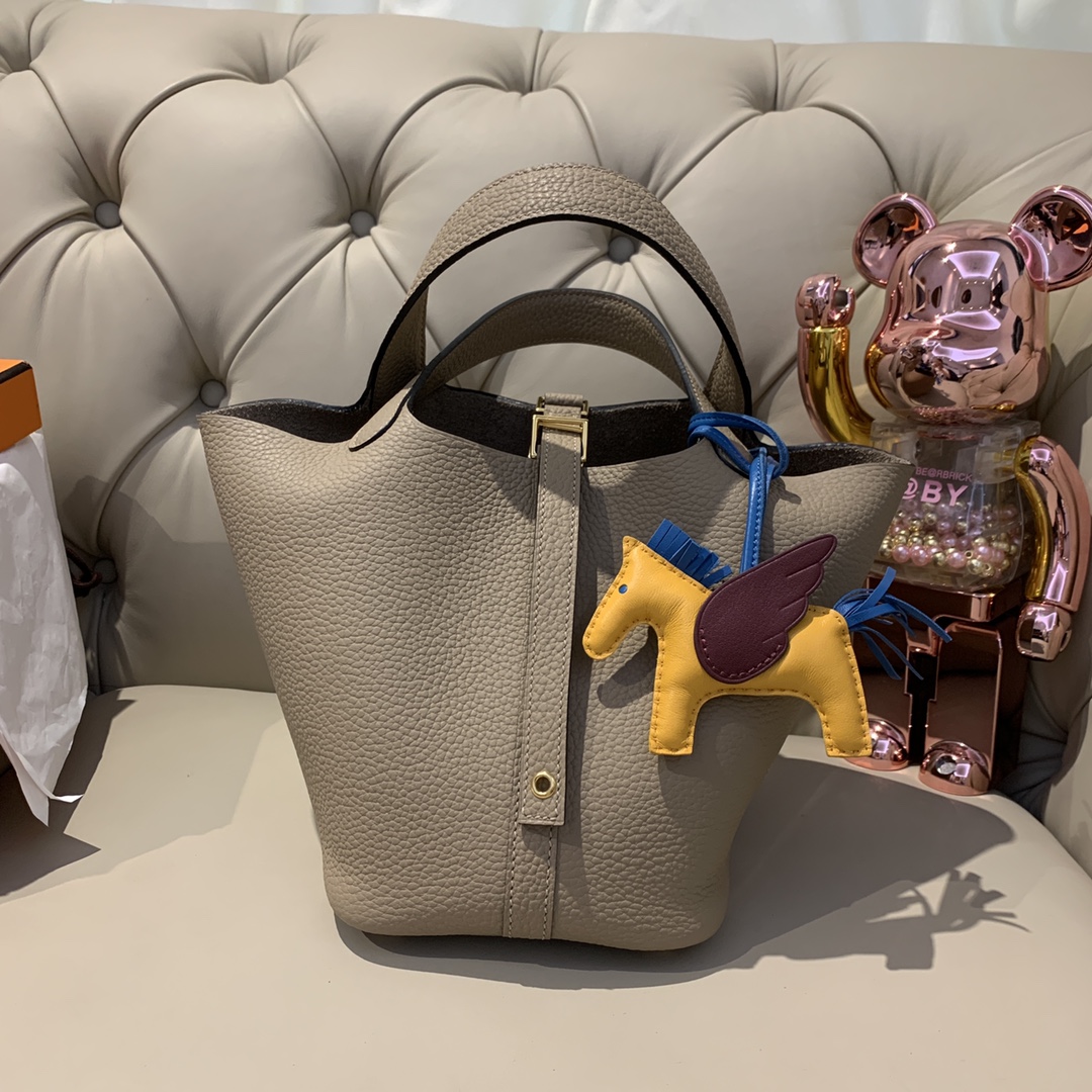 에르메스 피코탄18 에토프 금장 끌레망스 가죽